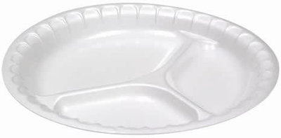 3-COMP 9' WHITE FOAM PLATE